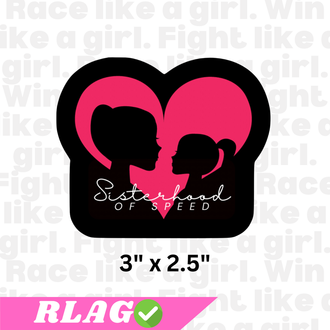 RACE LIKE A GIRL - DECALS