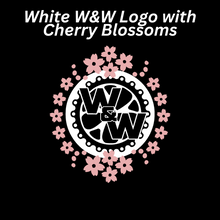 Load image into Gallery viewer, Cherry Blossom W&amp;W Logo - DECAL *Clear Backing*
