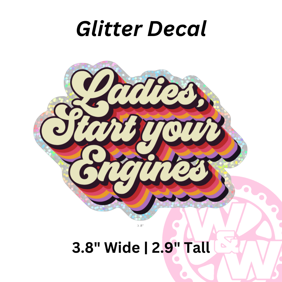 Start Engine Sticker Start Your Engines Logo